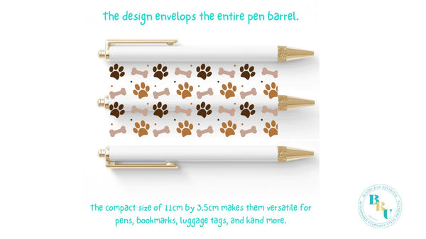 Animal Pen Wraps, included Resell Packaging. - UV DTF Pen Wrap Blanks R Us Australia#