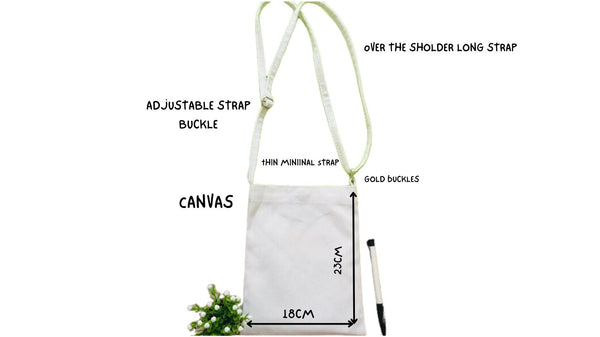 Canvas Tote Bag with Magnetic Snap Closure - Blanks R Us Australia#