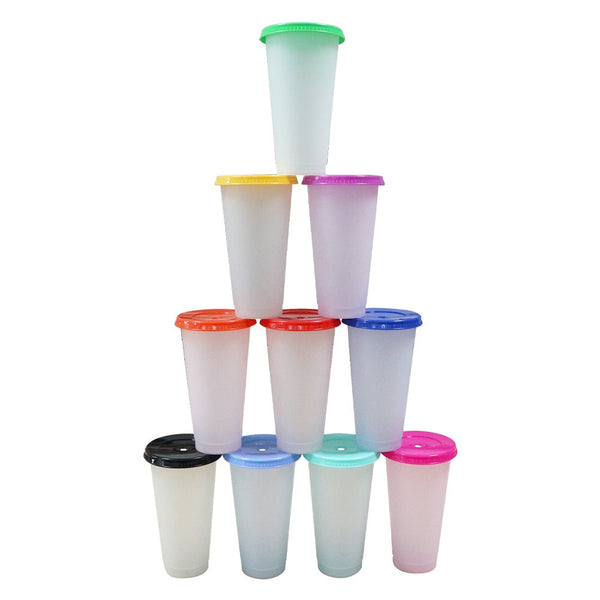 Colour Change, Stadium, With Lid and Straw, 24oz Cold Cup